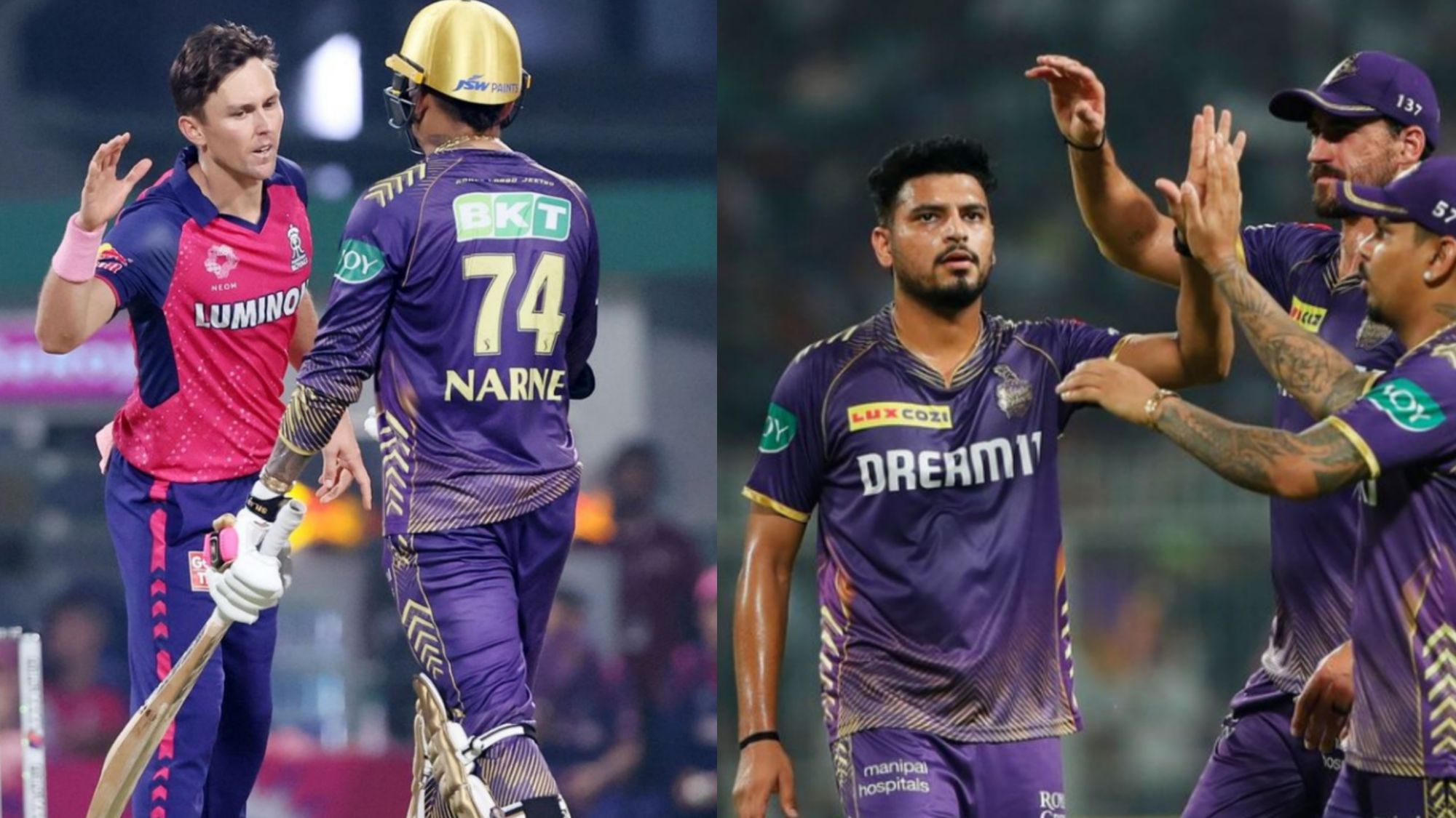 KKR vs RR