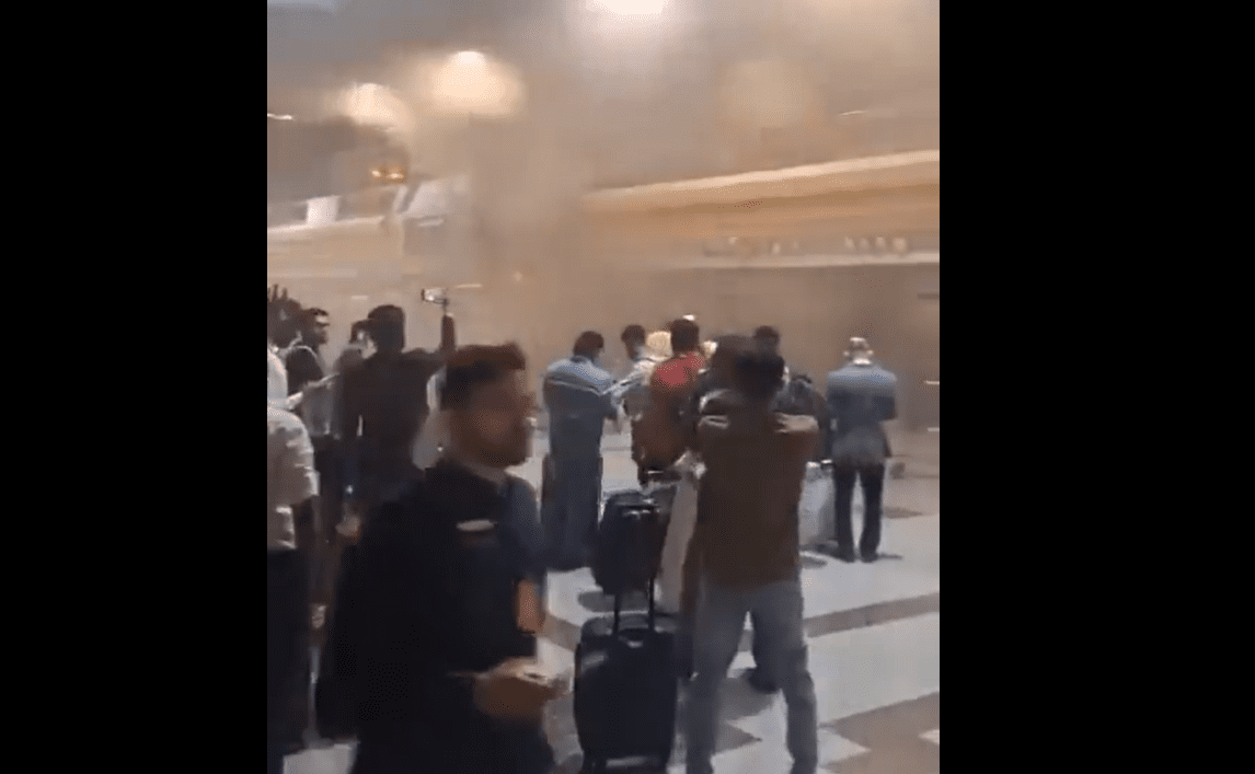 Fire at Lahore Airport